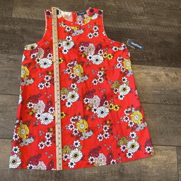 NWT ModCloth Women's Sleeveless Floral Retro Woven Shift Dress Red Size 1X - Picture 7 of 11
